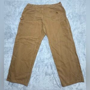 Carhartt Duck Canvas 40 x 30 (37 X 28.5)‎ Dungaree Fit Carpenter Jeans Weathered